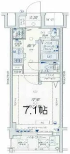 レジデンス靭公園【6階】の間取り