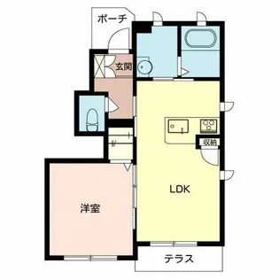 MINE HOUSE【1階】の間取り