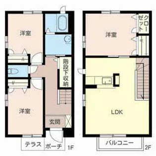プレミールI,II,III【3101号室】の間取り