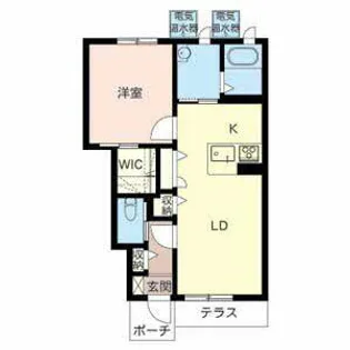 フェラーリスティ【0104号室】の間取り