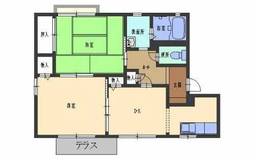 エクシード【1101号室】の間取り