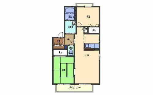 シャーメゾン フェヴリエ【A201号室】の間取り