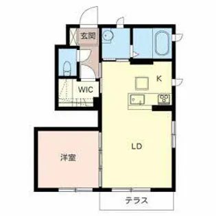 FLORA II【0102号室】の間取り