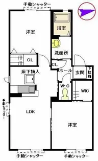 美穂の里 参番館【C0104号室】の間取り