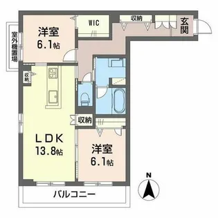セリシール ビジュ【0205号室】の間取り