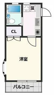 吹田セントポーリア【203号室】の間取り