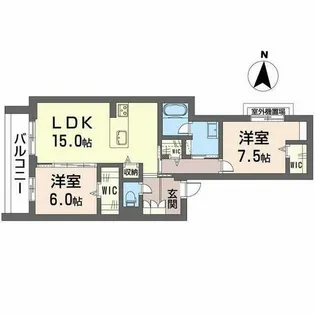 ブランキューブ【0205号室】の間取り