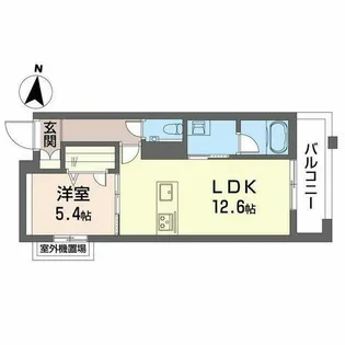 ソラティオ瑞穂通【0401号室】の間取り