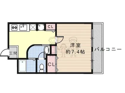 サンハイツ大領【1階】の間取り