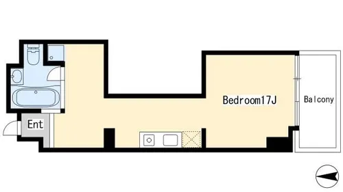 FLATS GAZERY(フラットガゼレイ)【607号室】の間取り