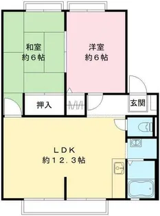 ドミール白沢 A【2階】の間取り