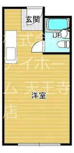ファンターナ上本町【3階】の間取り