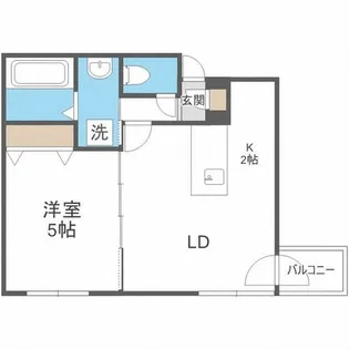 リュクス円山公園【3階】の間取り