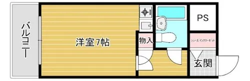 ニューライフ谷町【12階】の間取り