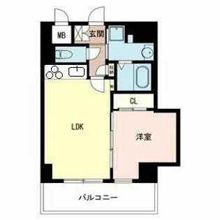 都壱番館 三条堀川【0903号室】の間取り