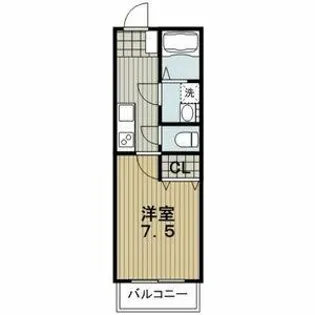 ハイツ田戸II【305号室】の間取り