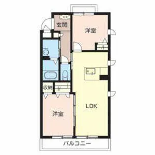 クラネイアI・II【2階】の間取り