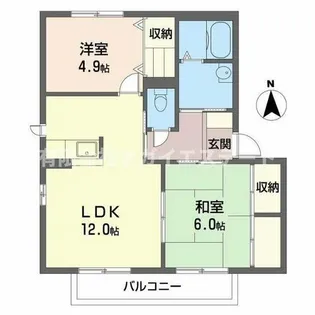 多可町中区(アルカディアコート)【202号室】の間取り