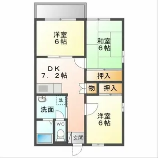 ミューズイン北山【2階】の間取り
