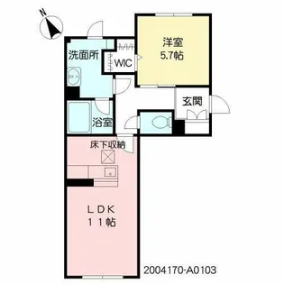 ShaMaison Vivace【1階】の間取り