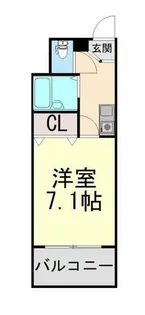 メンフィス王子【2階】の間取り