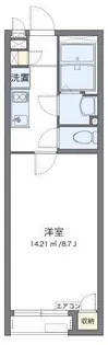 クレイノ欅【1階】の間取り