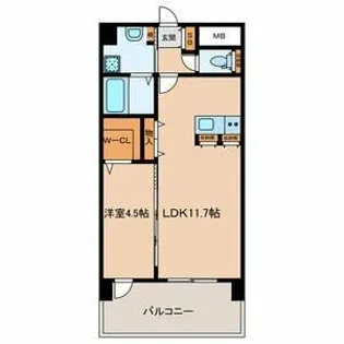 万玉ビル【7階】の間取り