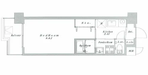 シエル中原 ~ciel nakabaru~【2階】の間取り