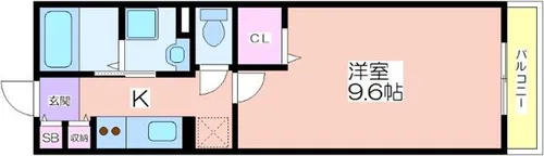 サン・リーフ【2階】の間取り