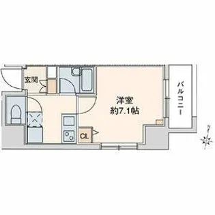 RIDGE堀田【8階】の間取り