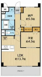 アルカコーバ【1階】の間取り