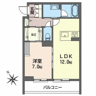 ラ・ルミエール【0203号室】の間取り