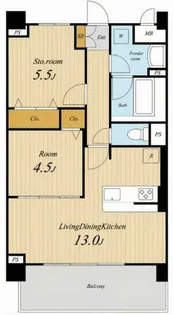 パトリアグランデ【1階】の間取り