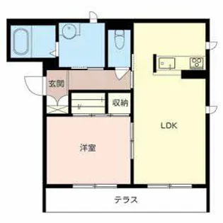 ヴィレッジ三年坂【0105号室】の間取り