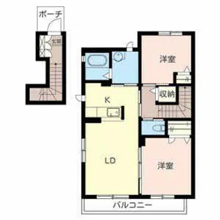 シャーメゾンF・VALLEY【0202号室】の間取り