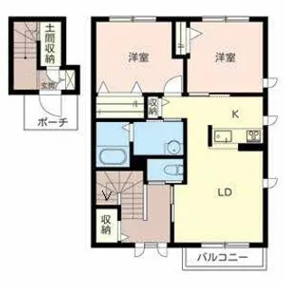 シャーメゾン紀伊【0206号室】の間取り