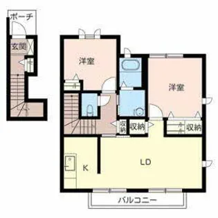 アベニール【0201号室】の間取り