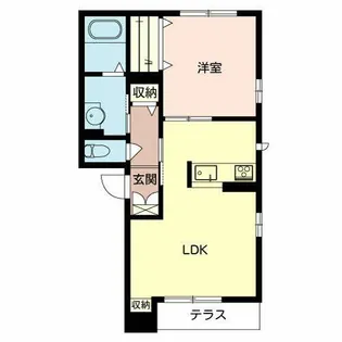 シャーメゾンWILL【0102号室】の間取り