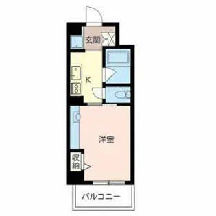 エバーグリーン御薗橋【0406号室】の間取り