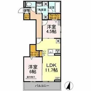Celestia【3階】の間取り