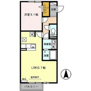 フィエスタ 2号館【2階】の間取り