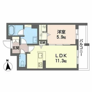 ShaMaison cocolu I【0301号室】の間取り