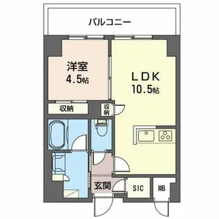 Refisia西宮【0302号室】の間取り