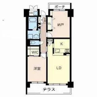 アイエフコート甲子園【0102号室】の間取り