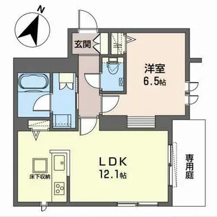 PureGardens夙川【0101号室】の間取り