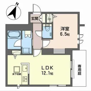 PureGardens夙川【0101号室】の間取り