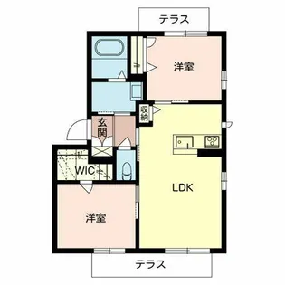 ベレオ小堀【0103号室】の間取り