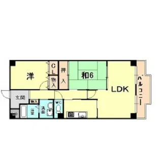 ココ西宮【3階】の間取り