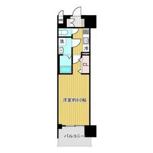 ララプレイス大阪城公園ノルド【5階】の間取り
