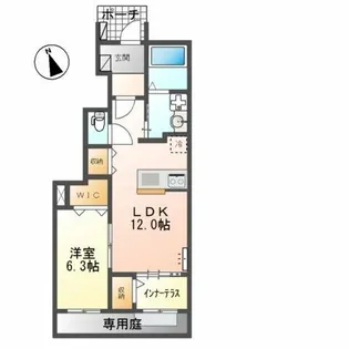 コージーライフ【1階】の間取り